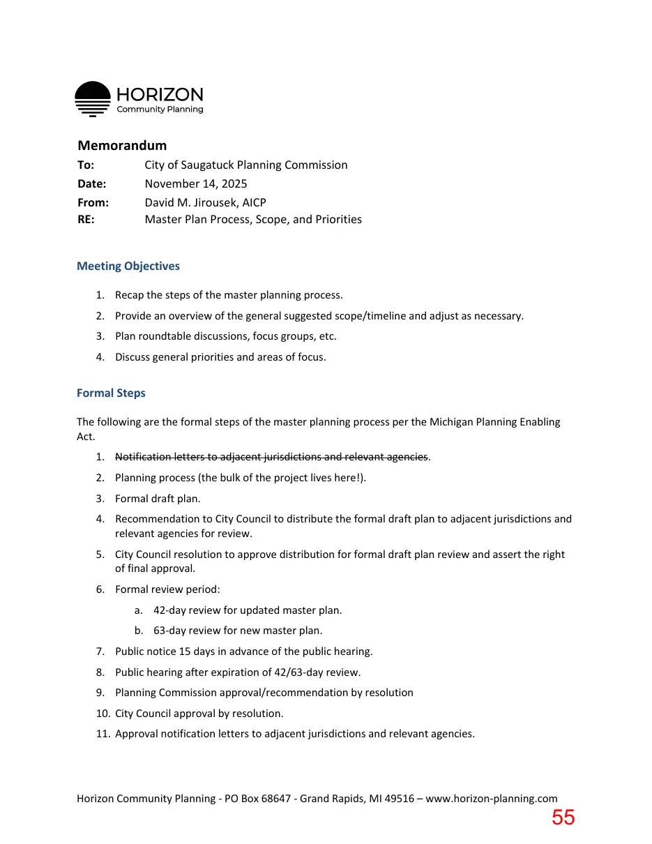 Page 55 of the packet; its text follows