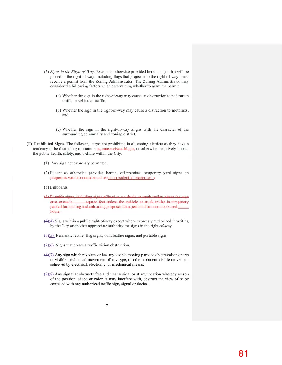 Page 81 of the packet; its text follows