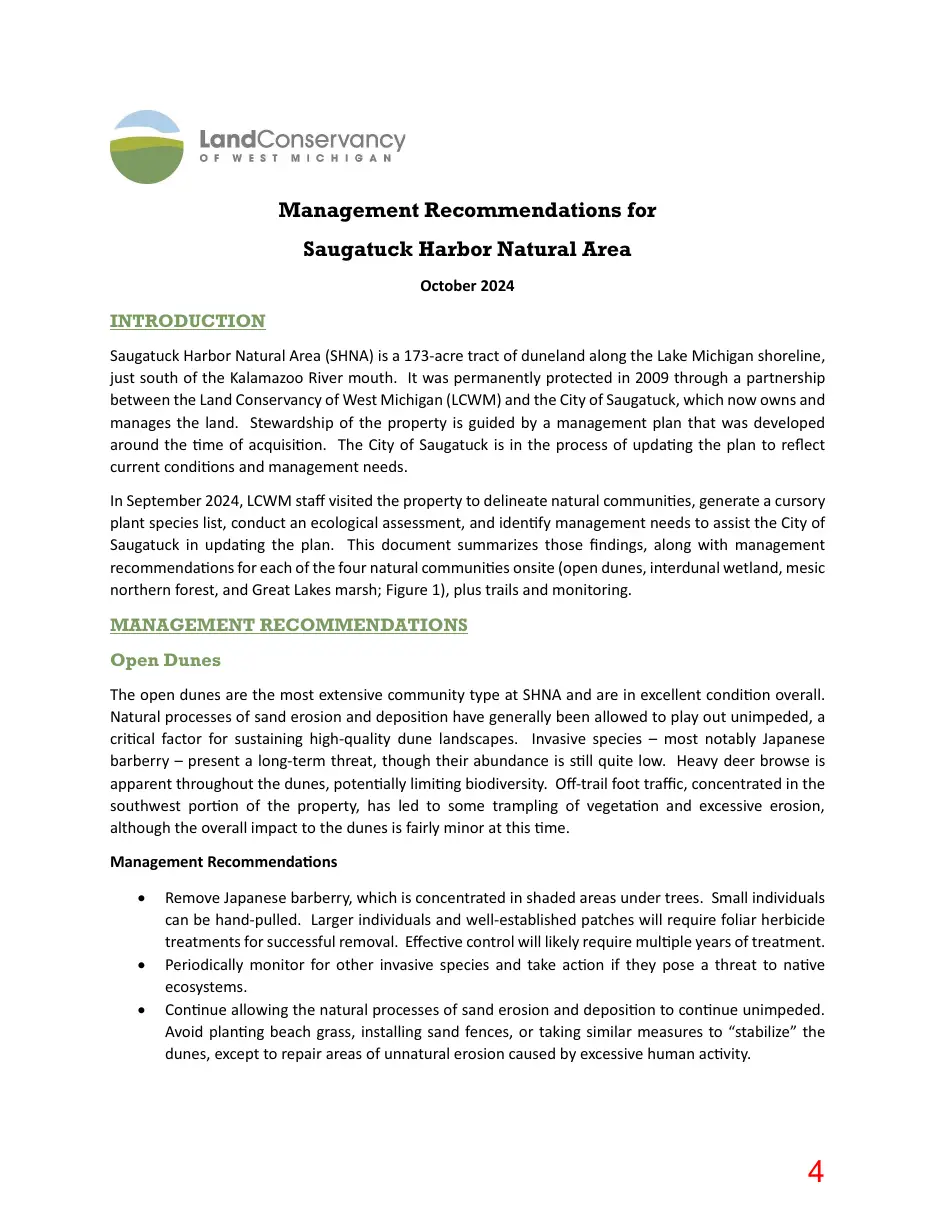 Page 4 of the packet; its text follows