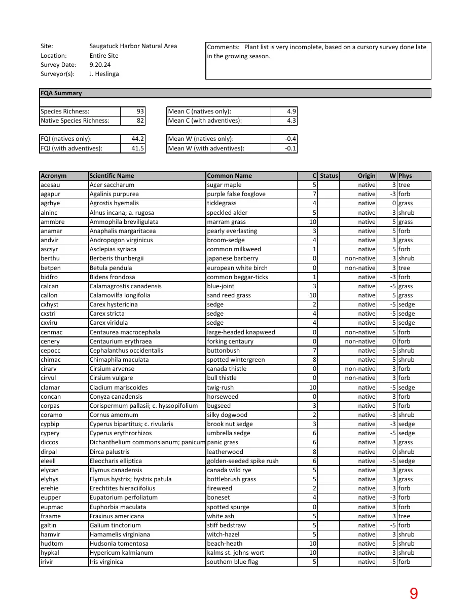 Page 9 of the packet; its text follows
