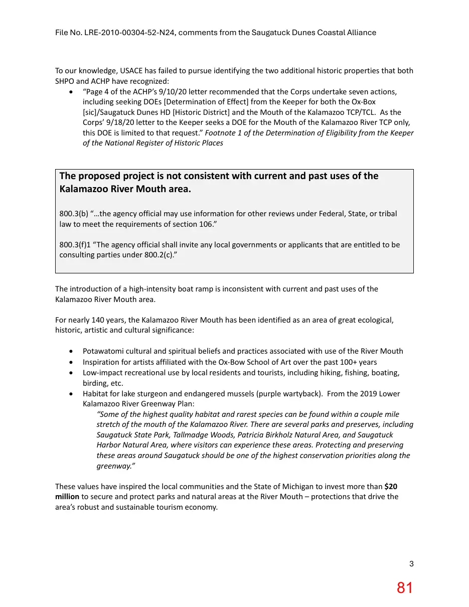 Page 81 of the packet; its text follows