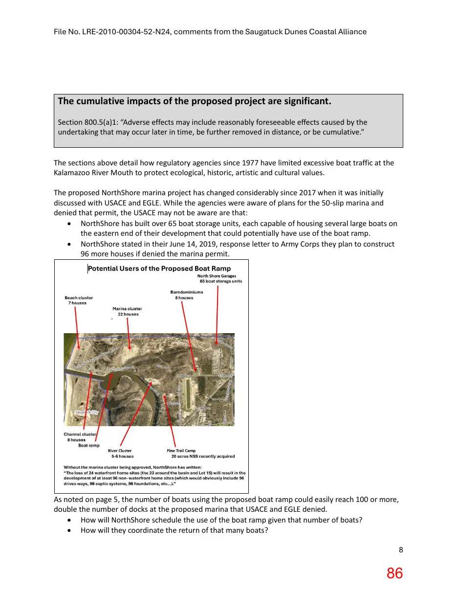 Page 86 of the packet; its text follows