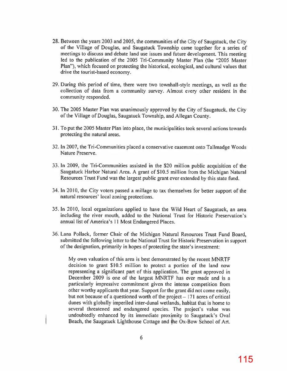 Page 115 of the packet, a scanned page