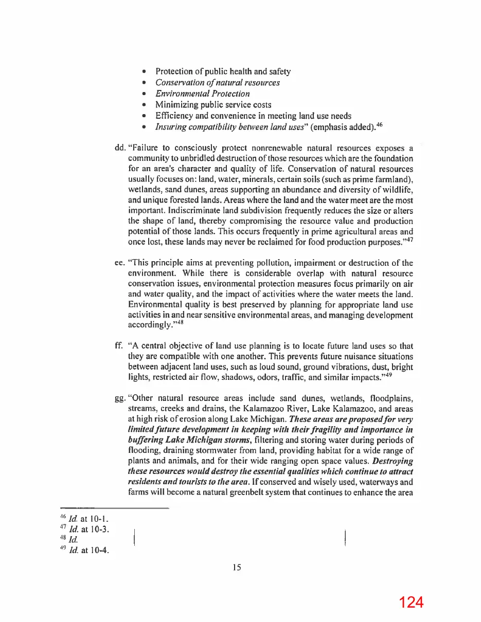 Page 124 of the packet, a scanned page