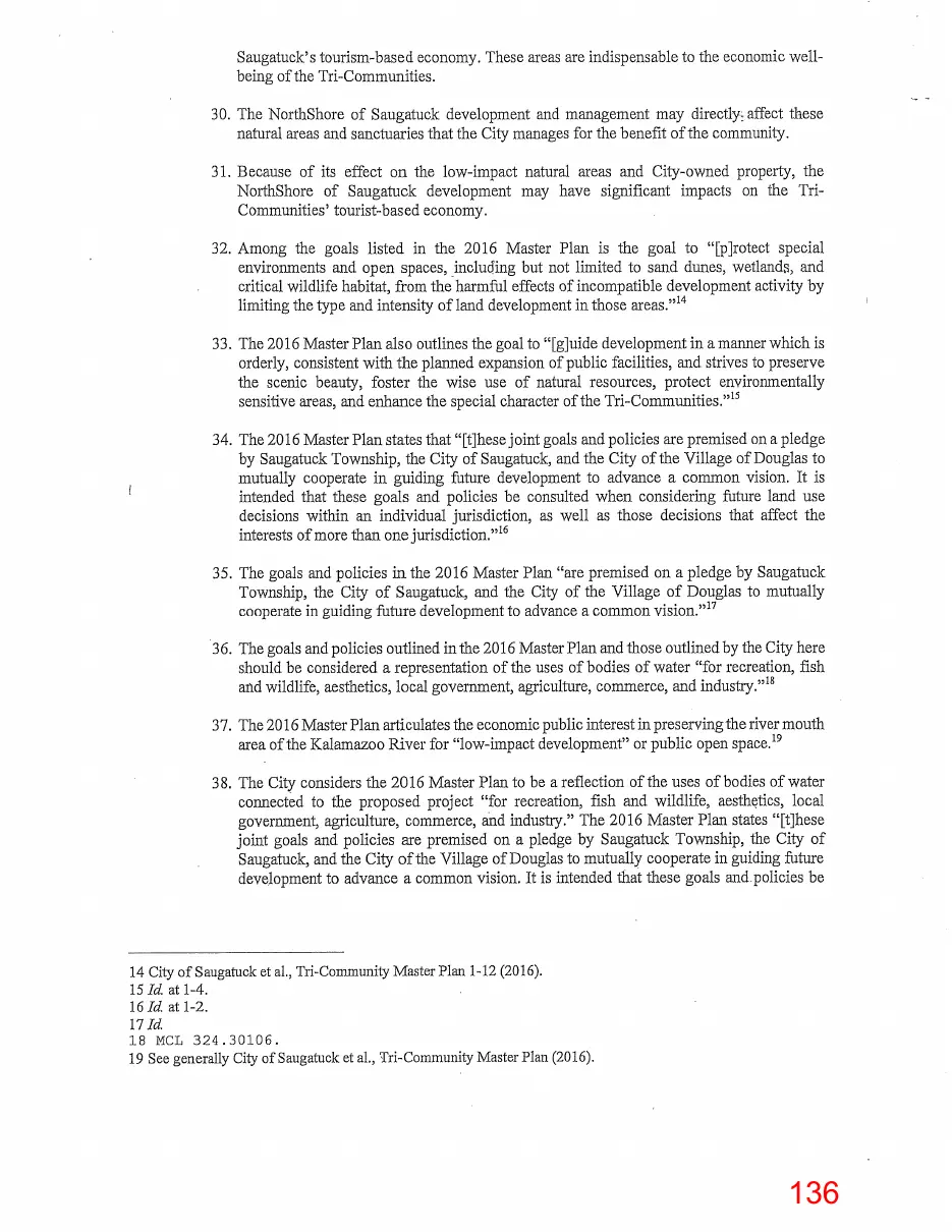 Page 136 of the packet, a scanned page