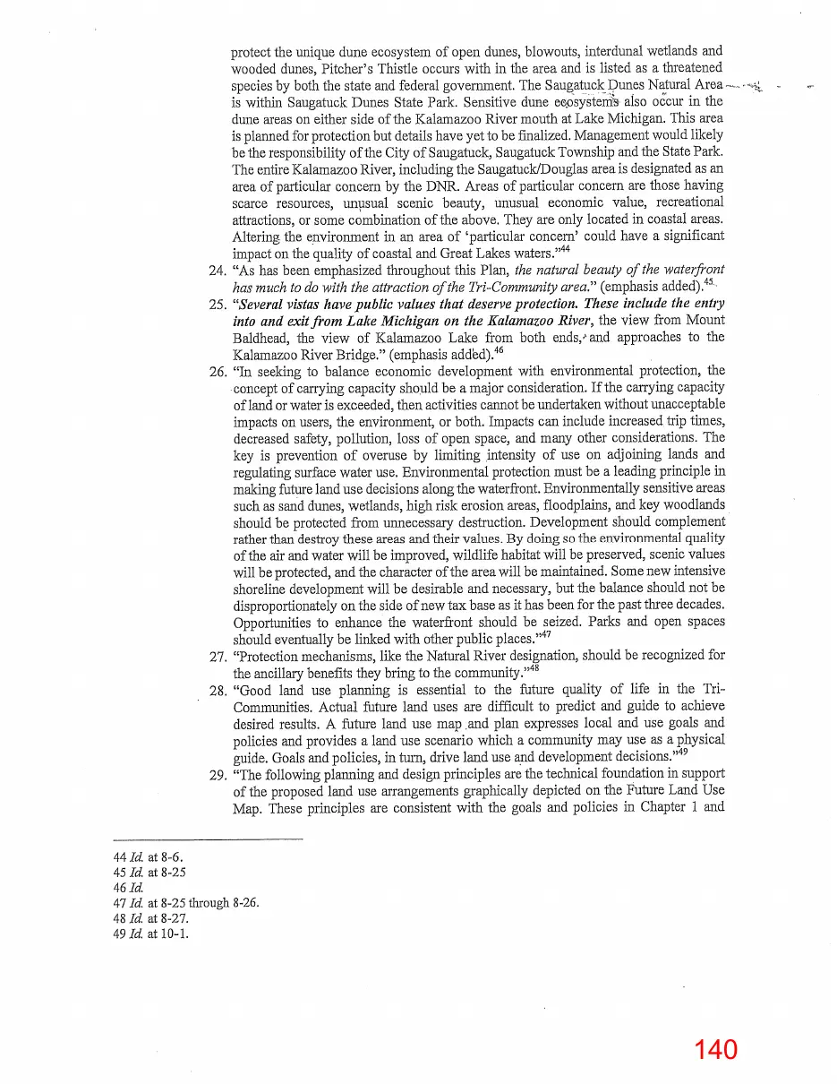 Page 140 of the packet, a scanned page