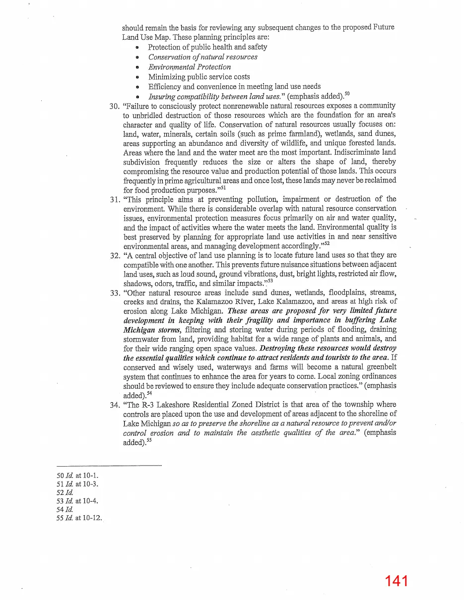Page 141 of the packet, a scanned page