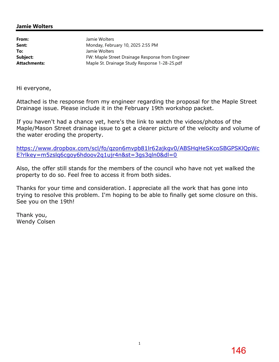 Page 146 of the packet; its text follows