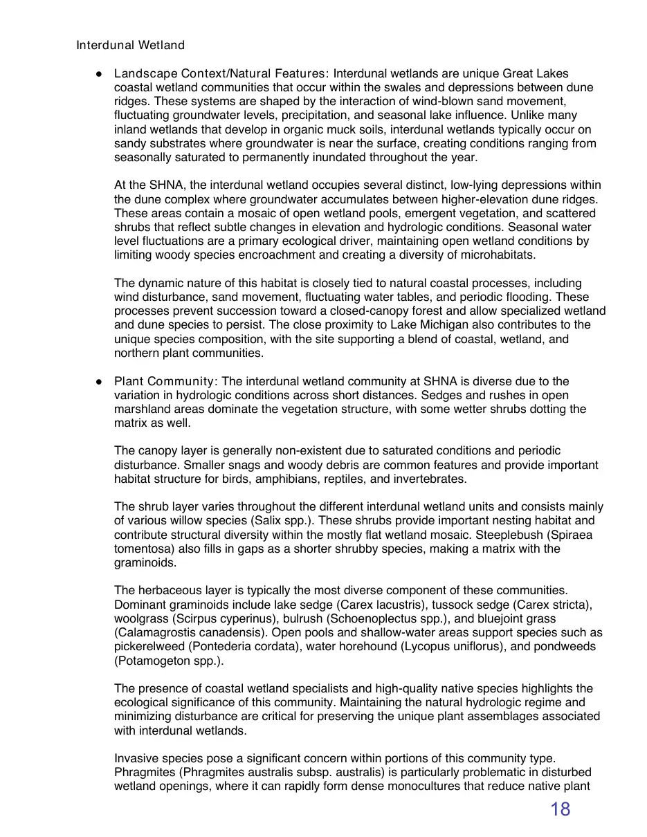 Page 18 of the packet; its text follows