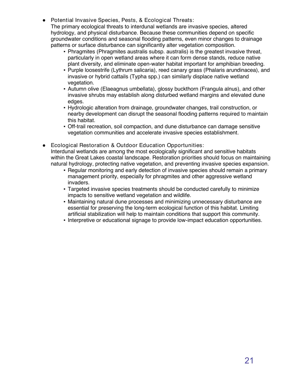 Page 21 of the packet; its text follows