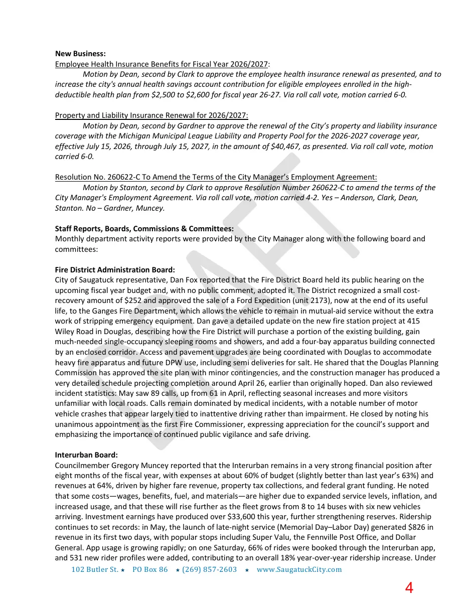 Page 4 of the packet; its text follows