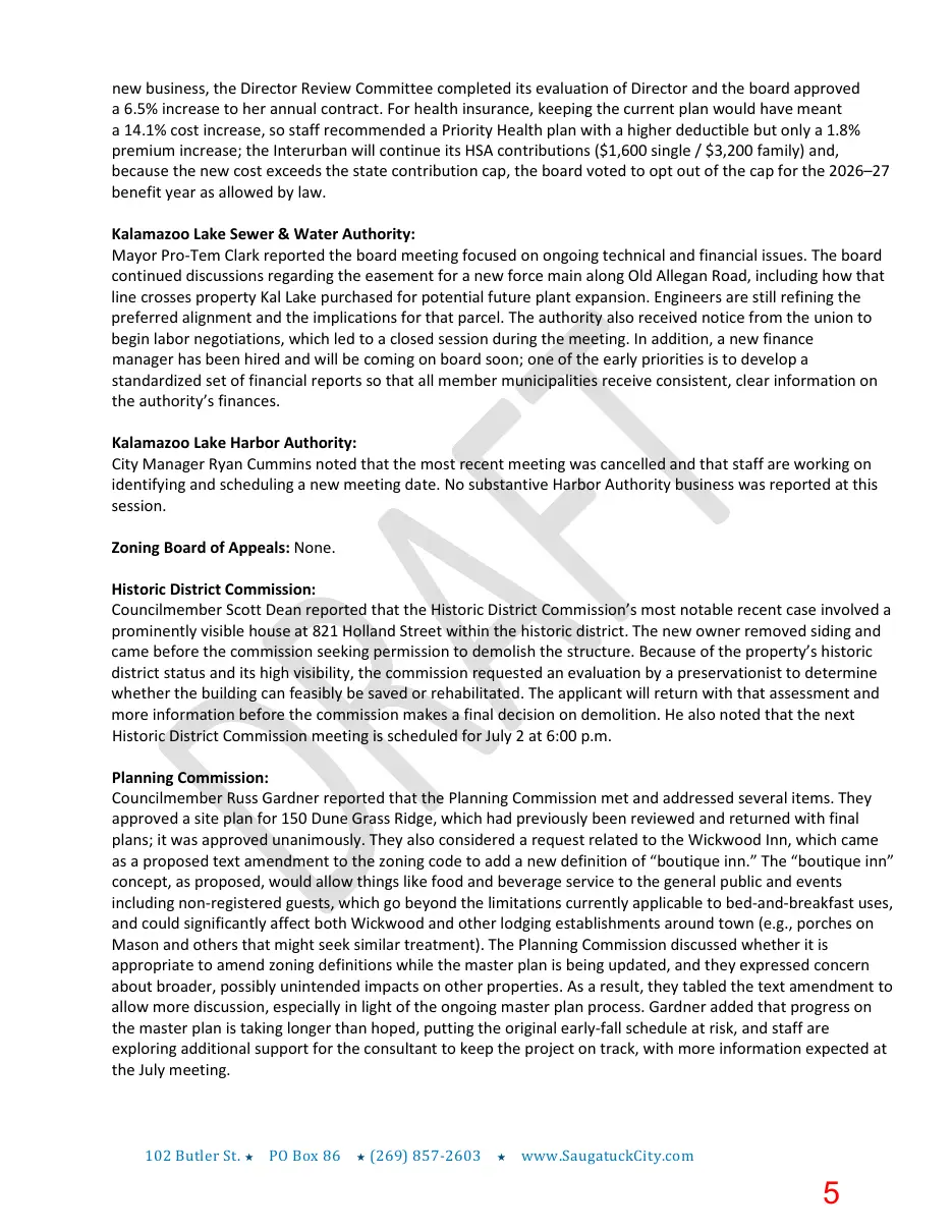 Page 5 of the packet; its text follows