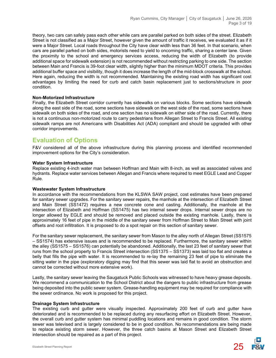 Page 25 of the packet; its text follows