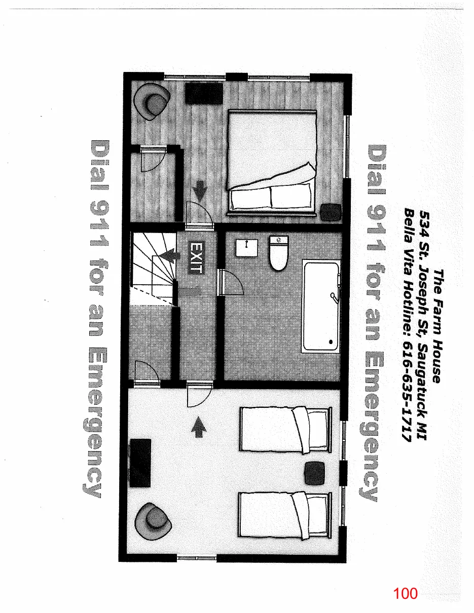 Page 100 of the packet, a scanned page