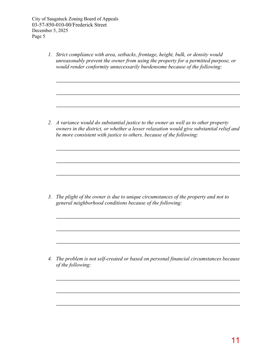 Page 11 of the packet; its text follows