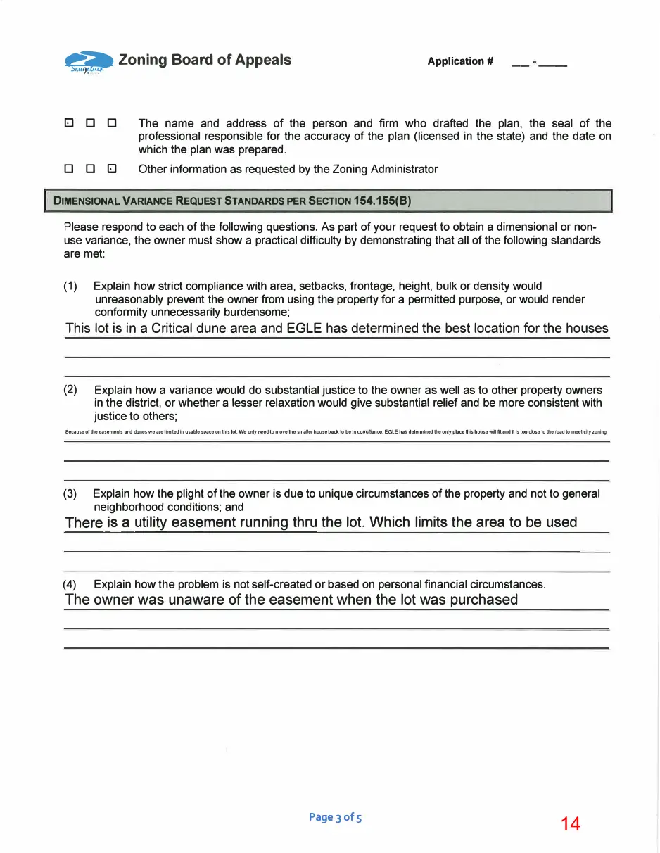 Page 14 of the packet; its text follows