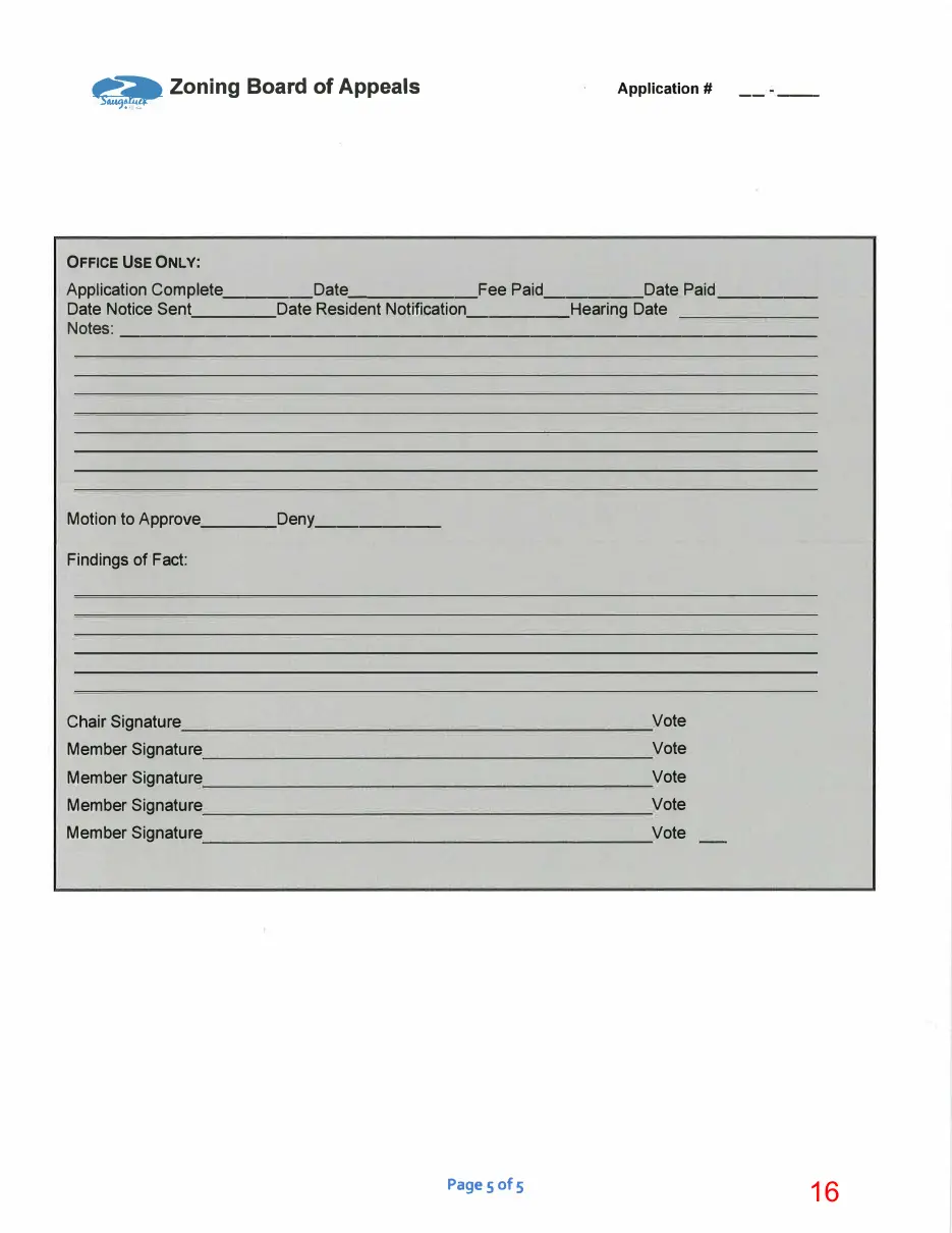 Page 16 of the packet; its text follows