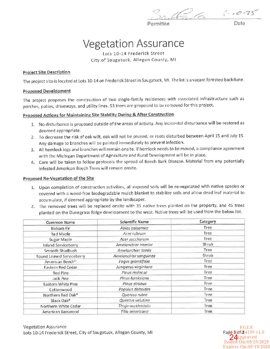 Page 24 of the packet, a scanned page
