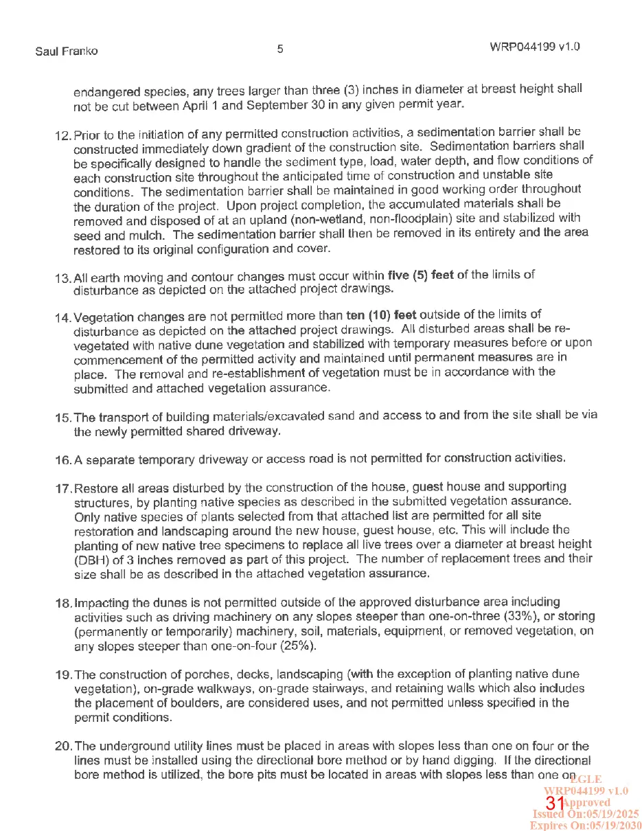 Page 31 of the packet, a scanned page