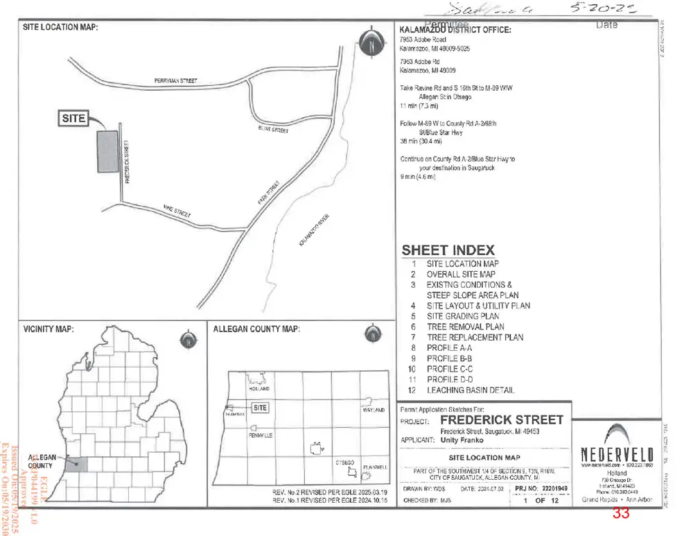 Page 33 of the packet, a scanned page