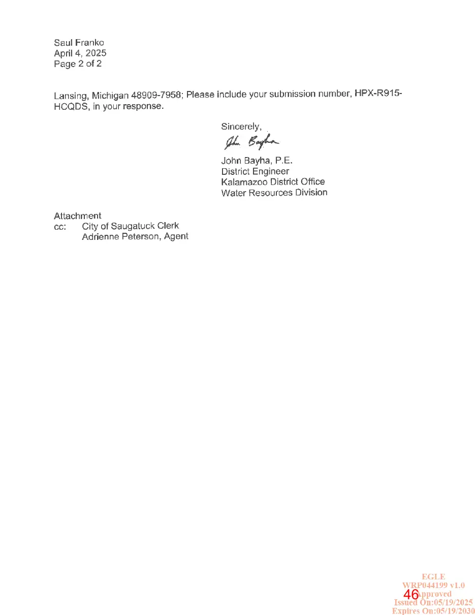 Page 46 of the packet, a scanned page