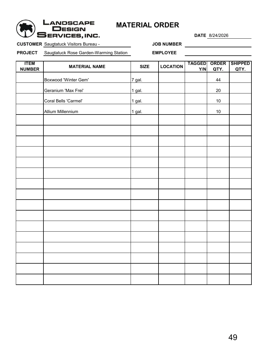 Page 49 of the packet; its text follows