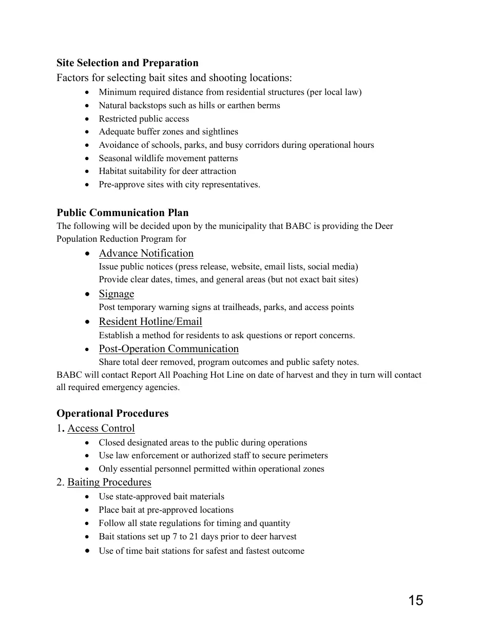 Page 15 of the packet; its text follows