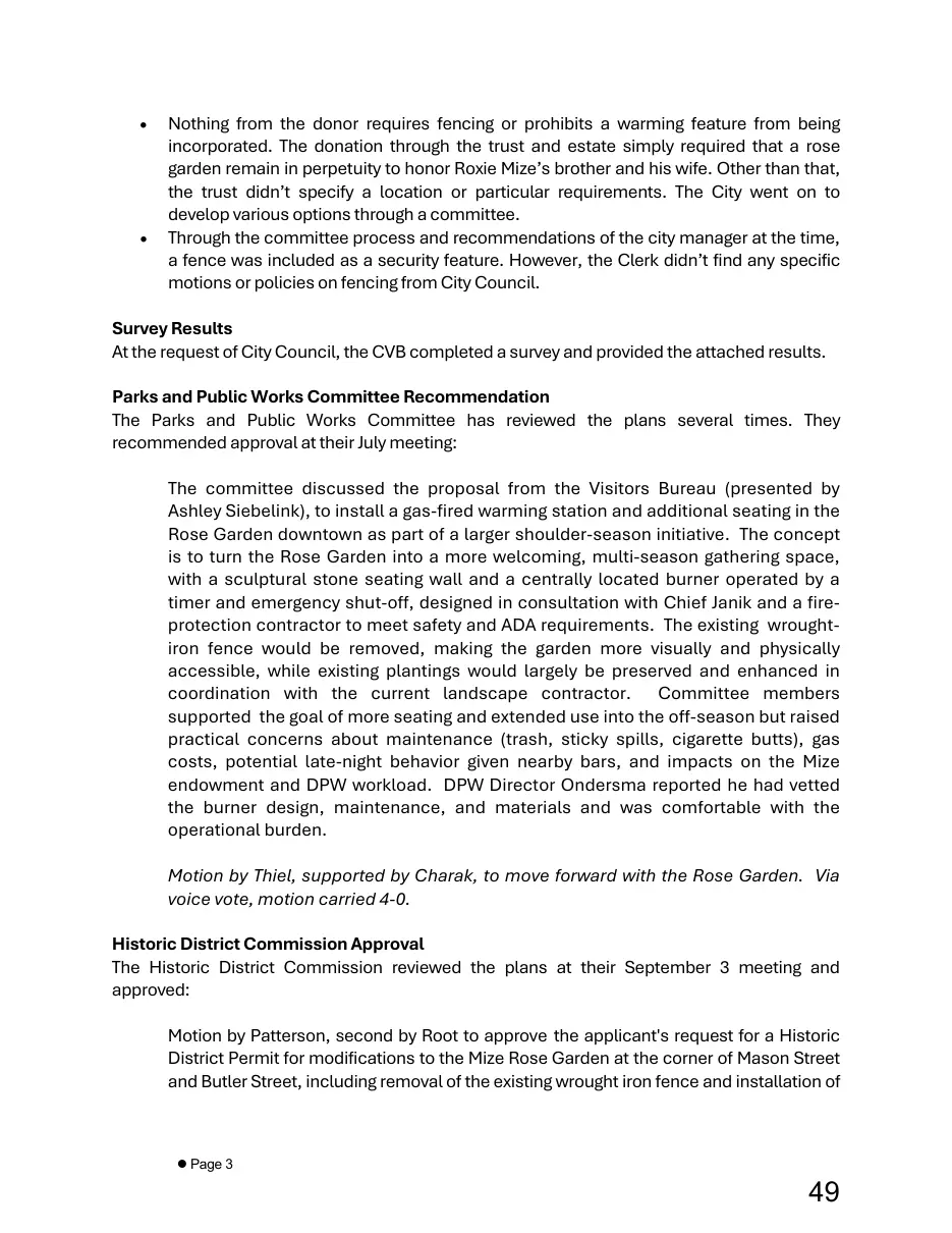 Page 49 of the packet; its text follows