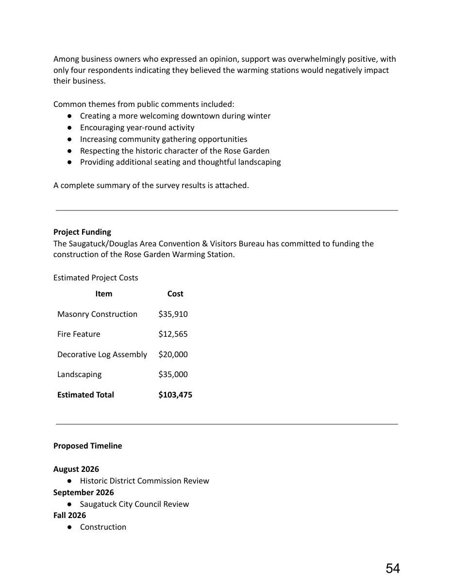 Page 54 of the packet; its text follows