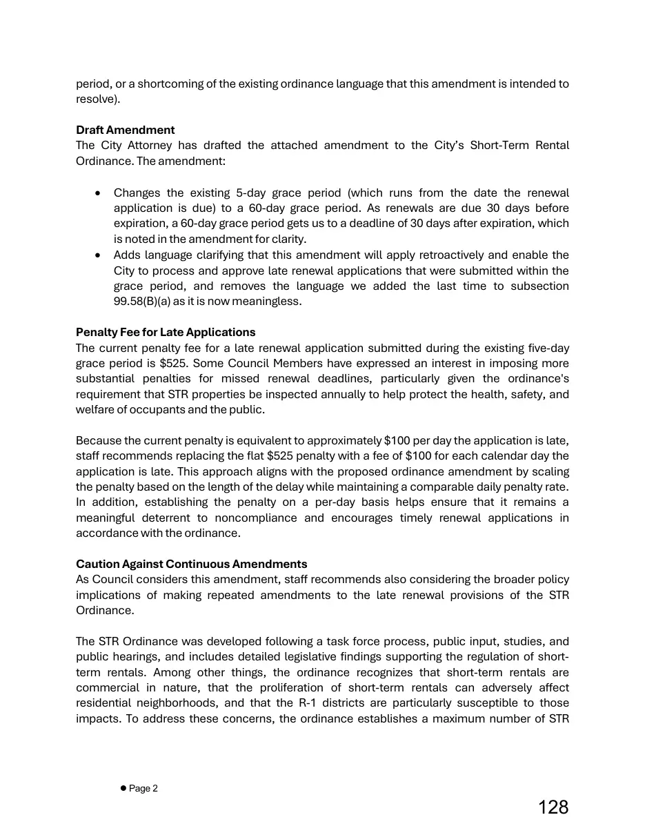 Page 128 of the packet; its text follows