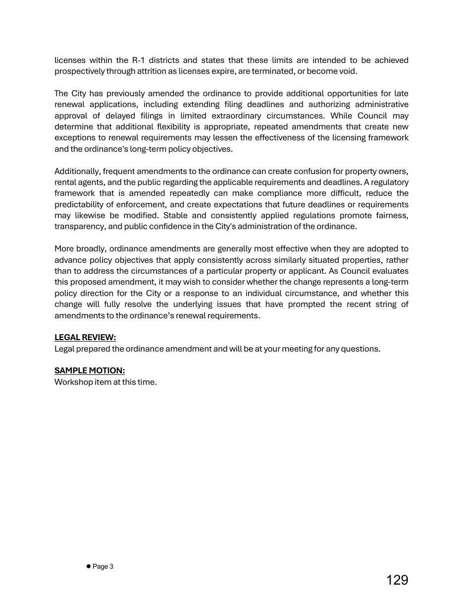 Page 129 of the packet; its text follows
