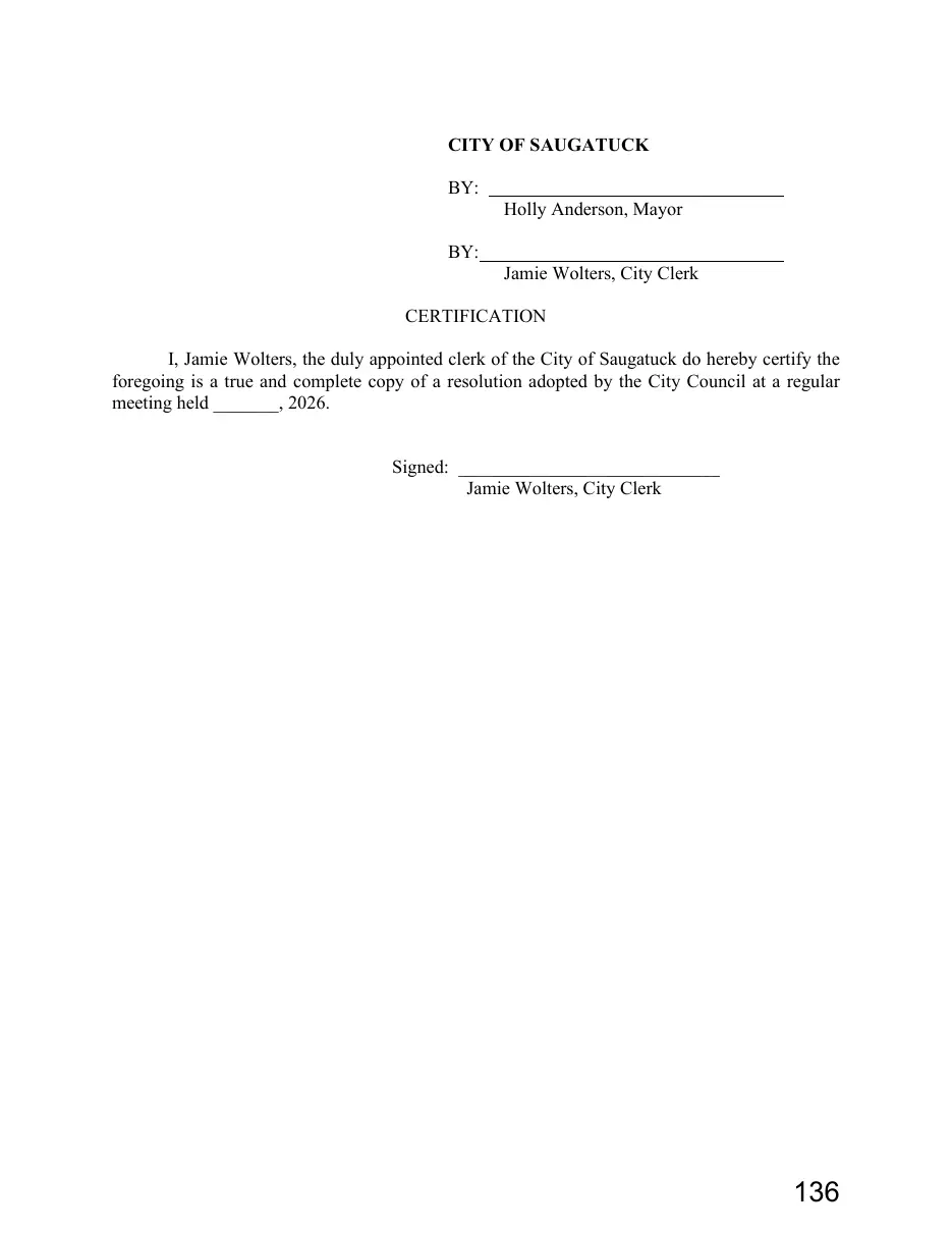Page 136 of the packet; its text follows