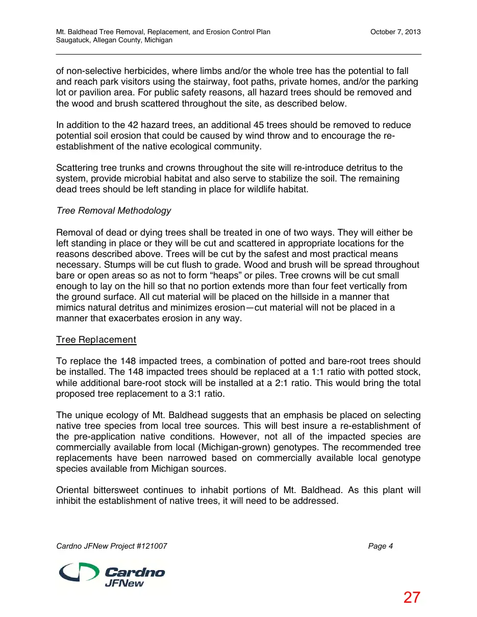 Page 27 of the packet; its text follows