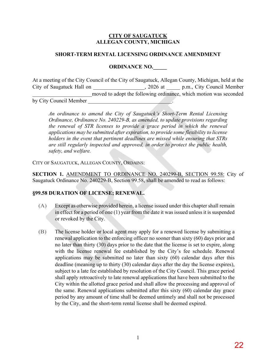 Page 22 of the packet; its text follows