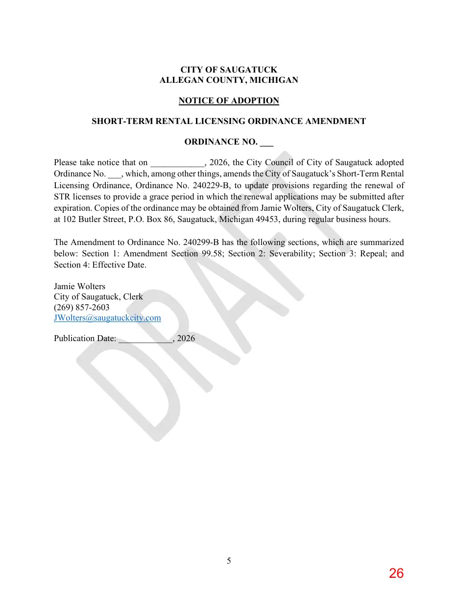Page 26 of the packet; its text follows