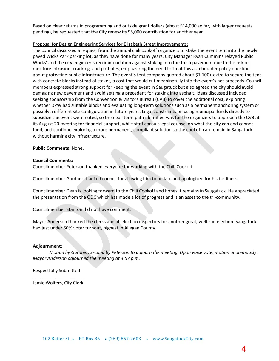 Page 4 of the packet; its text follows