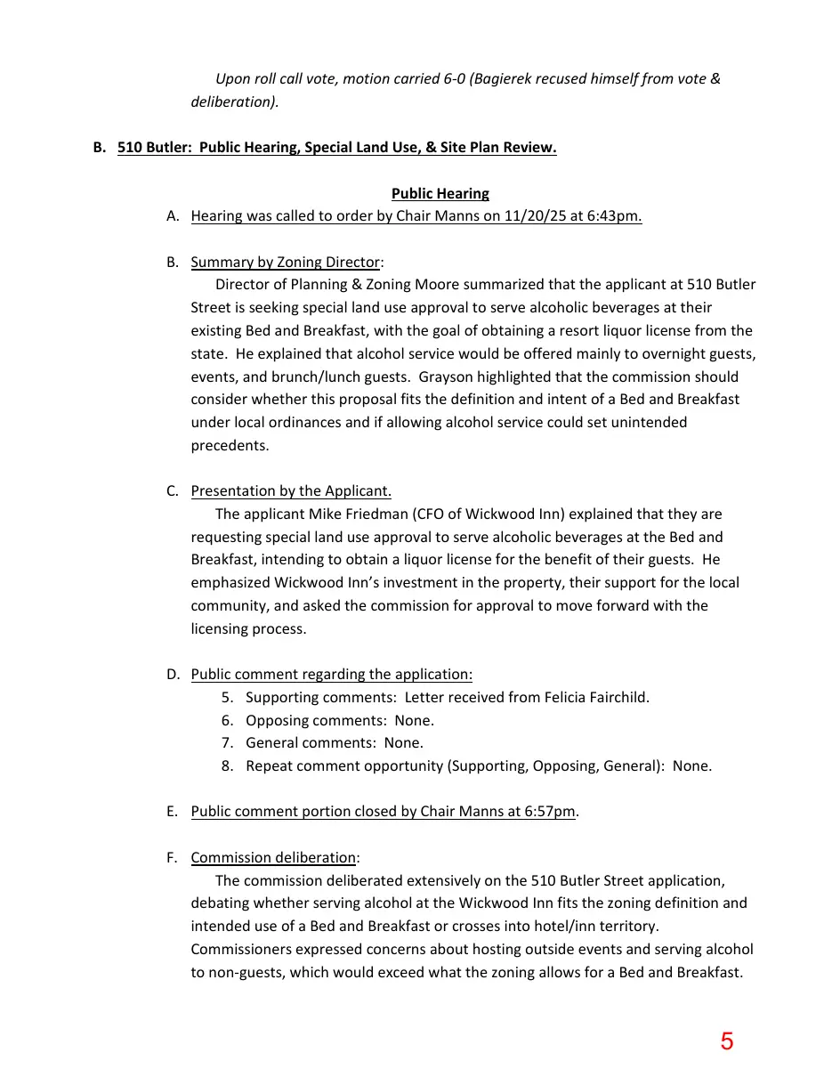 Page 5 of the packet; its text follows