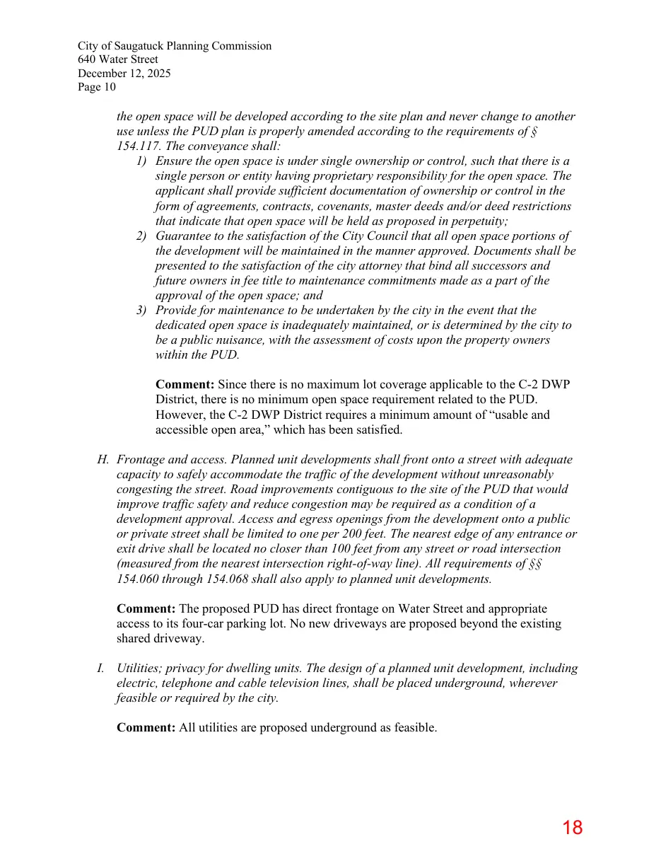 Page 18 of the packet; its text follows