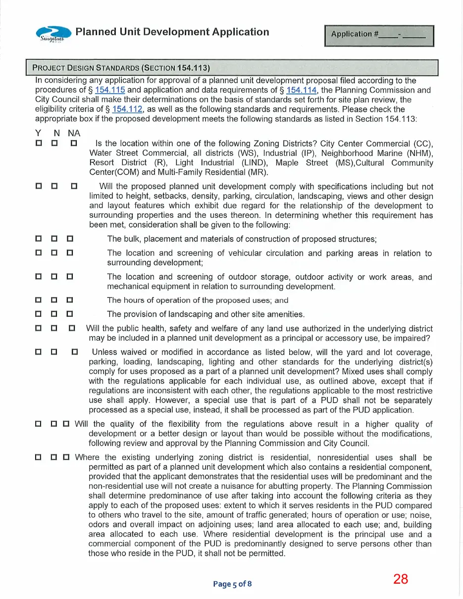 Page 28 of the packet, a scanned page