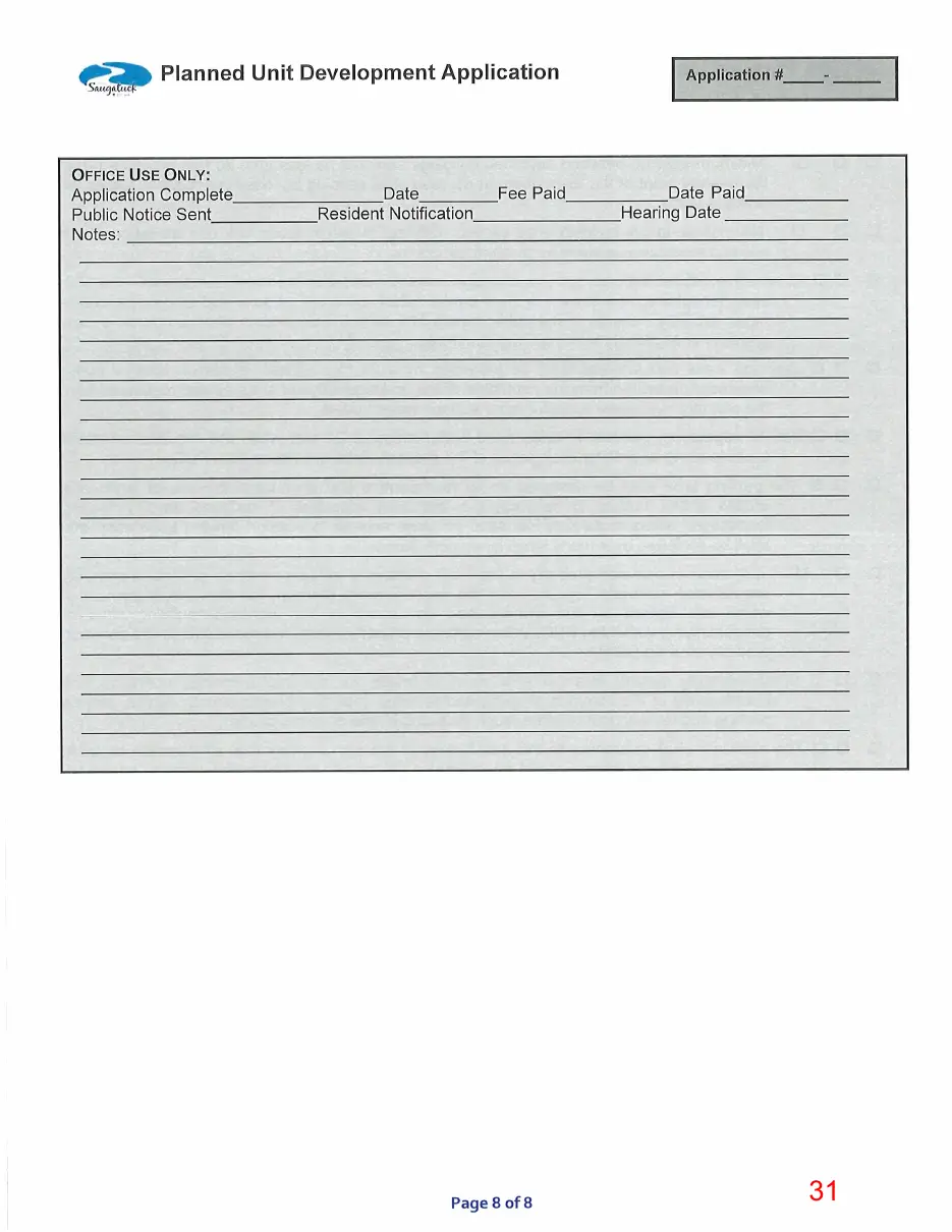 Page 31 of the packet, a scanned page