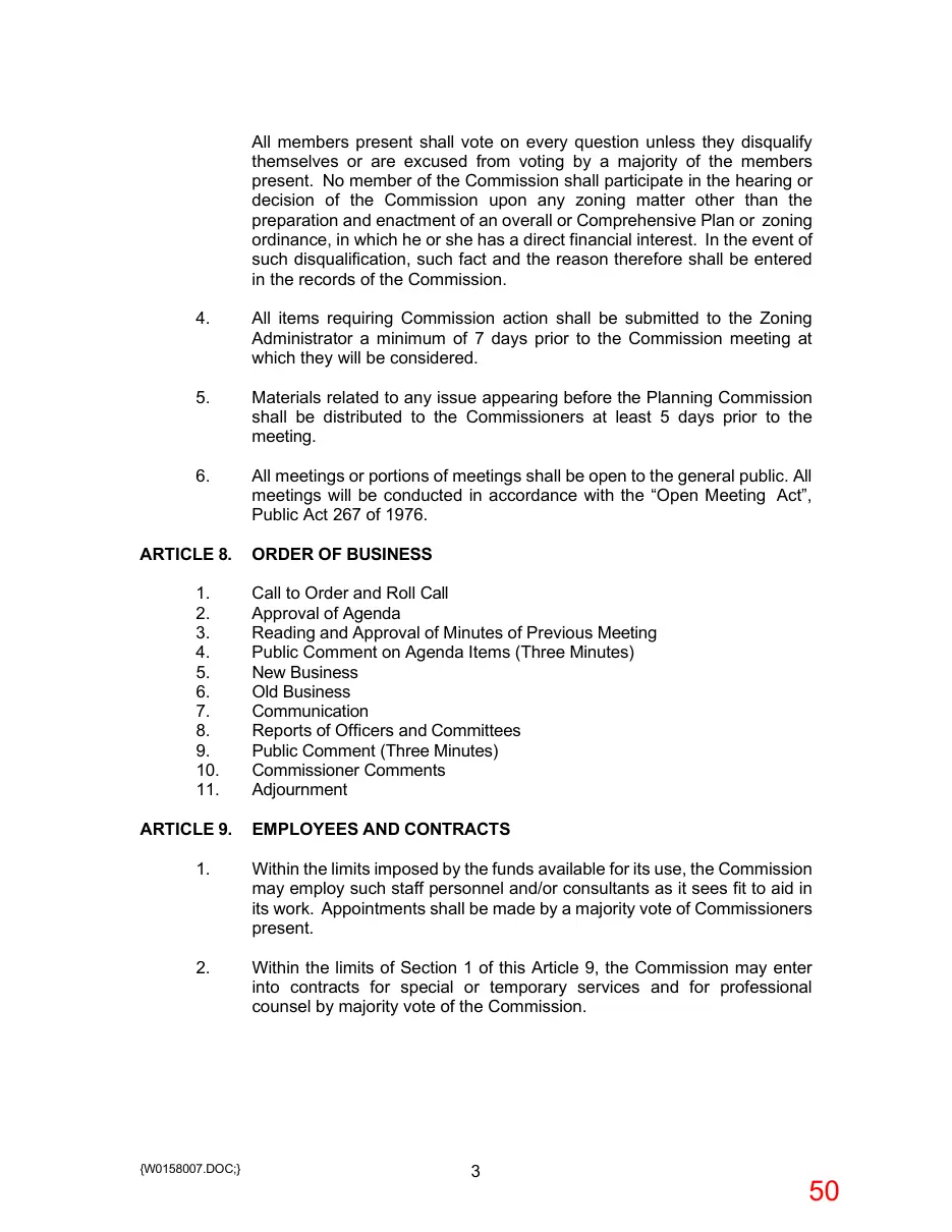 Page 50 of the packet; its text follows
