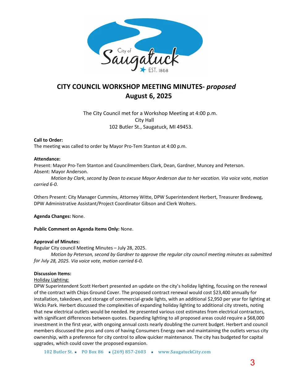 Page 3 of the packet; its text follows