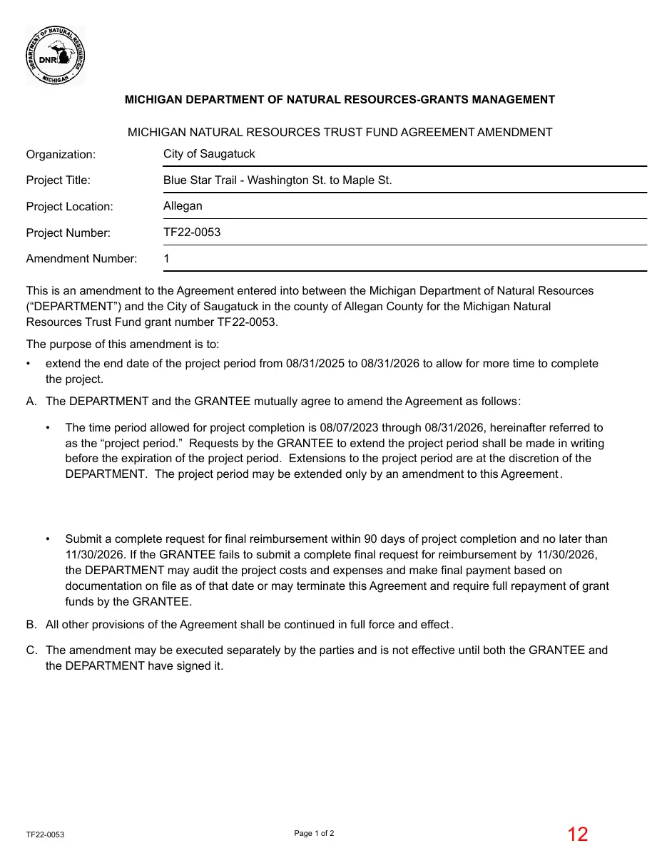 Page 12 of the packet; its text follows
