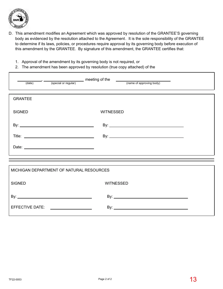 Page 13 of the packet; its text follows