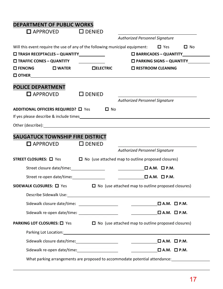 Page 17 of the packet; its text follows