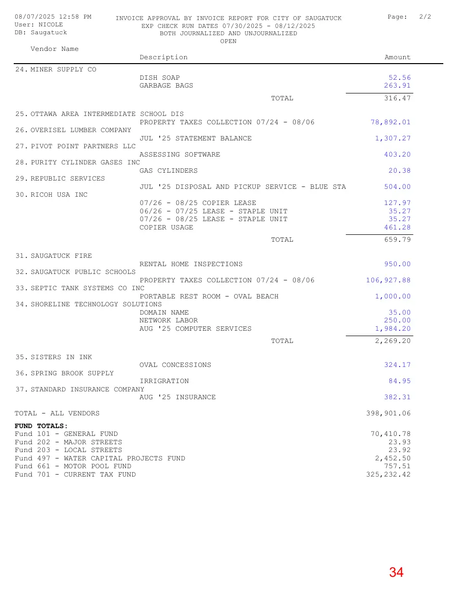 Page 34 of the packet; its text follows