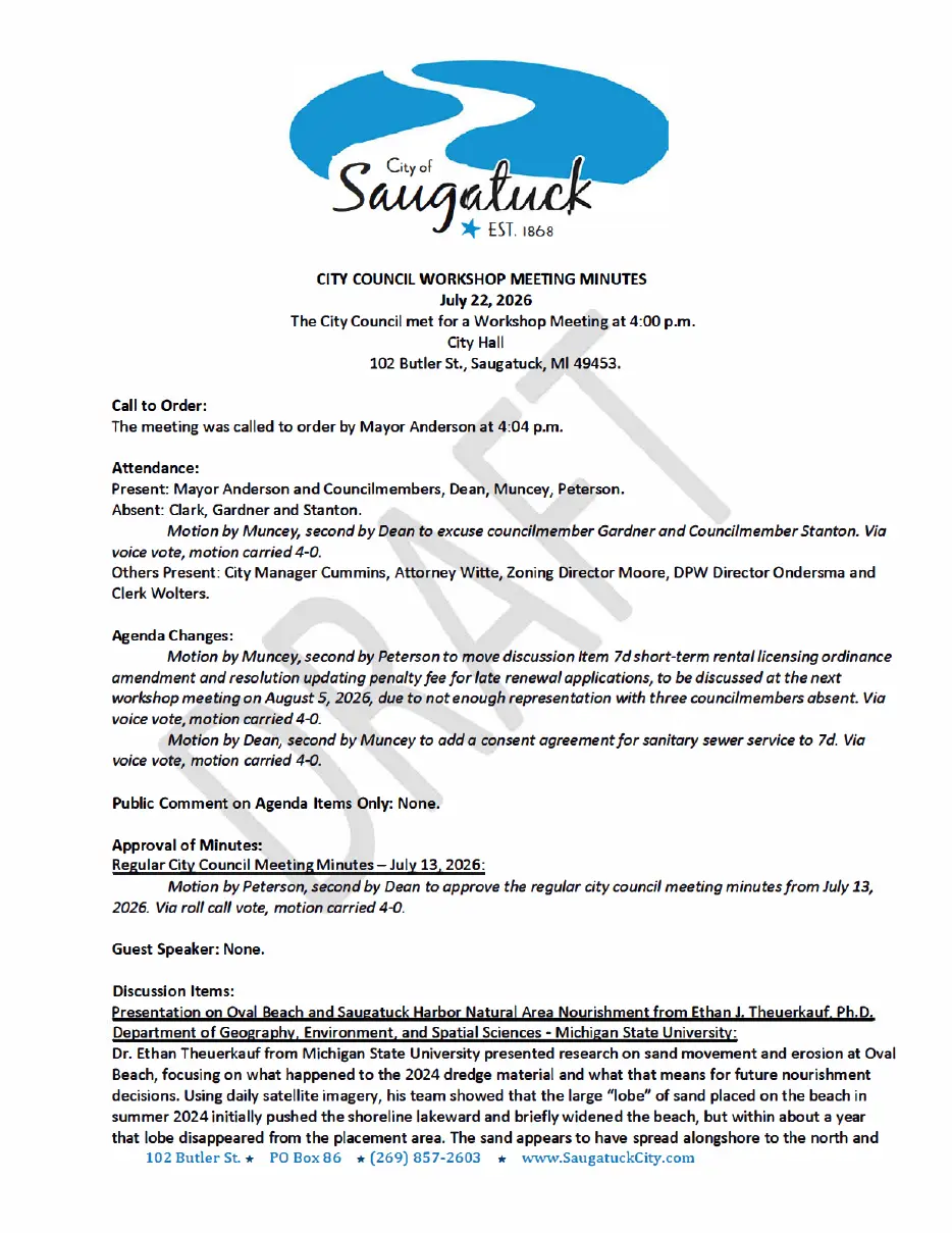 Page 3 of the packet, a scanned page