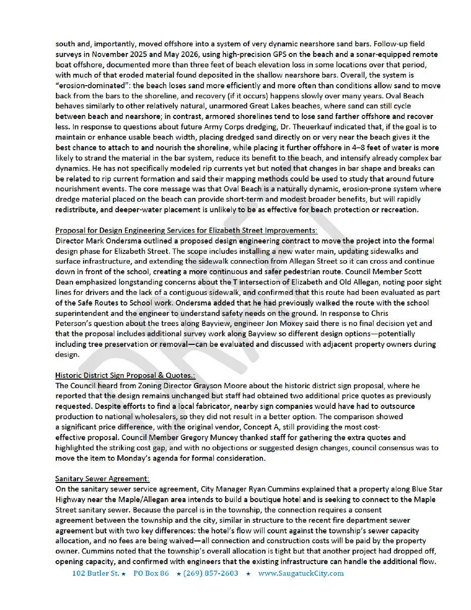 Page 4 of the packet, a scanned page