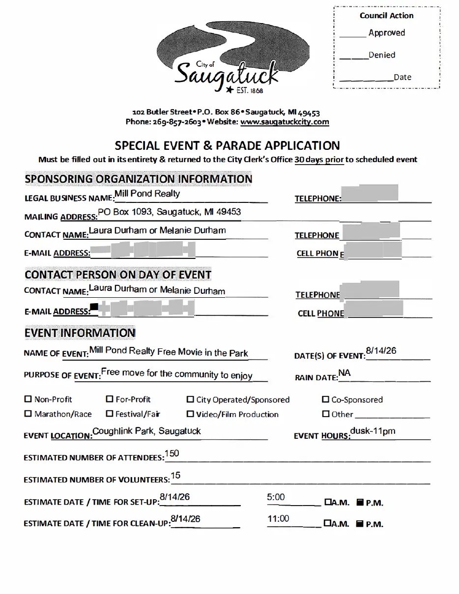 Page 7 of the packet, a scanned page