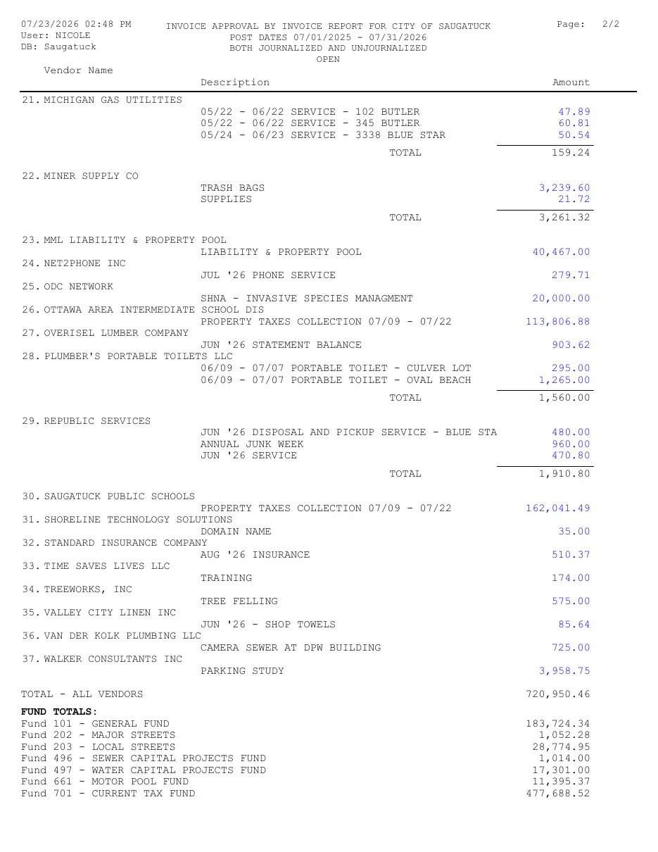 Page 23 of the packet; its text follows
